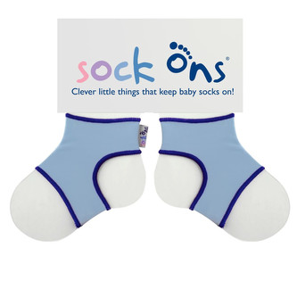 Sock Ons Baby blue velikost 6-12m