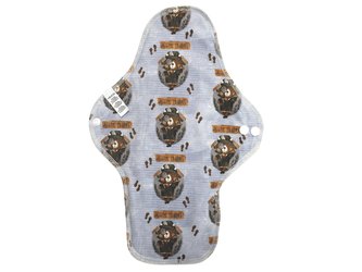 BIO XL vložka (PUL) - Detektiv Ted & přírodní bambusovo-biobavlněné froté