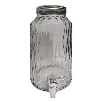 SKLENICE NA NÁPOJ S KOHOUTKEM 5,5L