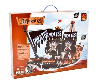 Stavebnice pirátská loď, 840 dílů