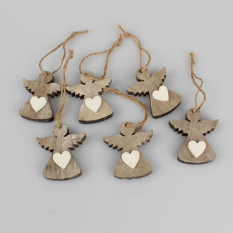 Závěsní andělé - 6 ks