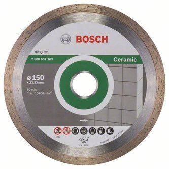 Diamantový dělicí kotouč Standard for Ceramic - 150 x 22,23 x 1,6 x 7 mm - 3165140441315 BOSCH