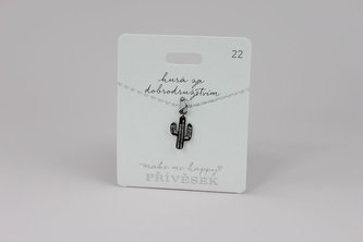 Prívesok MAKE ME HAPPY Kaktus