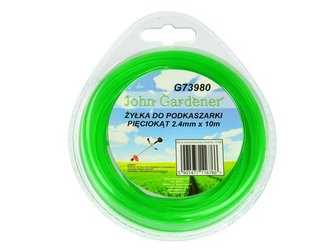 Struna do sekačky, 2,4mm, 10m, hvězdivocý profil, nylon GEKO