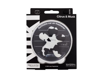 Mr&Mrs Fragrance Niki Vůně do auta 1 ks Citrus & Musk Special Deco Plnitelný unisex