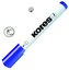 K-MARKER Popisovač na biele tabule a flip charty, okrúhly hrot 3 mm, modrý