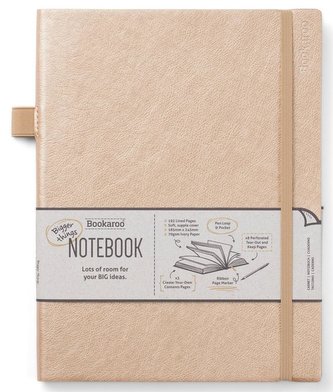 Bookaroo Notatnik Journal duży - Złoty