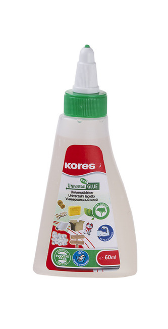 ECO Univerzálne lepidlo 60 ml, rýchlouzáver, silné transparentné lepidlo bez rozpúšťadiel