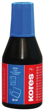 Pečiatková farba 28 ml modrá