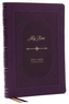 KJV Bible, Giant Print Thinline Bible, Vintage Series, Leathersoft, Purple, Red Letter, Thumb Indexed, Comfort Print: Ki