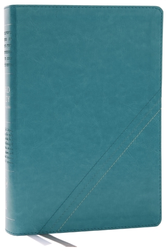 NKJV, Word Study Reference Bible, Leathersoft, Turquoise, Red Letter, Comfort Print