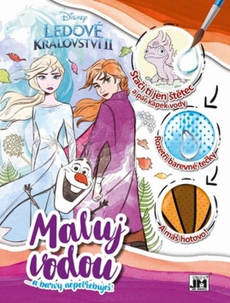 Maľuj vodou Ľadové kráľovstvo 2