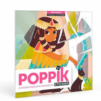 Poppik Samolepkové puzzle - Princezny