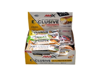 Amix - Exclusive bar 24 x 40 g - banán-čokoláda