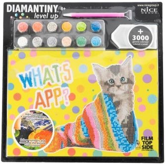 Mozaika diamentowa Level Up - Kot What's App? Mozaika diamentowa Level Up - Kot What's App?
