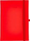 Notes A5 kratka Vivella z gumką czerwony
