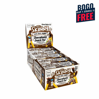 Skinny Chocaholic snack Pot 330g Hazelnut Milky box