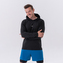Pánské tričko Long-Sleeve Hoodie Black - NEBBIA - Velikost: XL