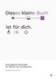 Dieses kleine Buch ist für dich