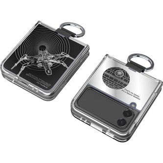 Samsung Star Wars Ring Insert pro Clear Kryt na Galaxy Z Flip 4