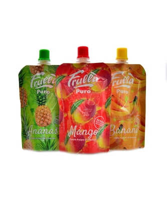 Natura Nuova - Frulla Pure 90g  ovocná přesnídávka - švestka