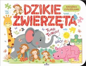 Książka z puzzlami Dzikie zwierzęta