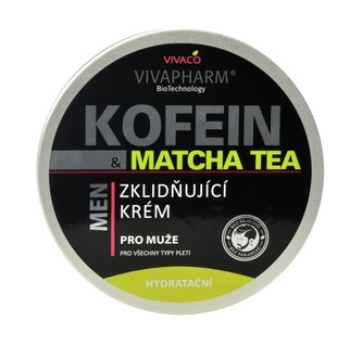 Vivaco Kofein a Matcha Tea hydratační krém pro muže 50 ml Vivaco Kofein a Matcha Tea hydratační krém pro muže 50 ml