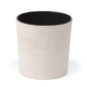 Plastový květináč Malwa ECO 190 mm vroubek, bílý