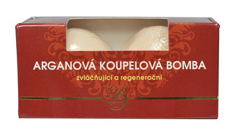 Vivaco Sada - Šumivé koupelové bomby s arganovým olejem 2 x 75 g