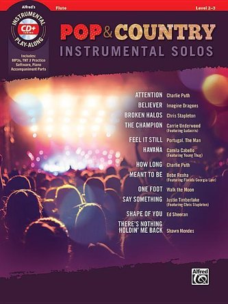 Pop & Country Instrumental Solos Flute: Book & CD