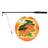 Lampión Halloween okrúhly - veselé tekvica, 25 cm