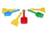 set na písek lopatka a hrábě 22 cm
