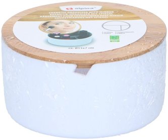 ORGANIZÉR NA KOSMETIKU SE ZRCADLEM 13X7CM ALPINA