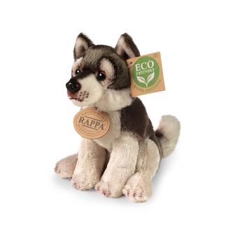 plyšový vlk sedící, 15 cm