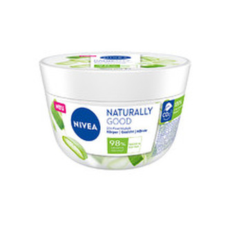 Nivea Naturally Good Cream - Hydratační krém na obličej, tělo a ruce 200 ml pro ženy