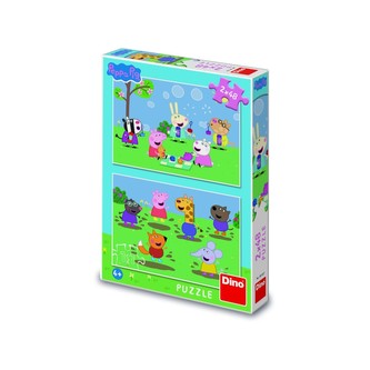 Puzzle Peppa Pig a kamarádi 2x48 dílků Puzzle Peppa Pig a kamarádi 2x48 dílků