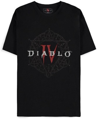 Tričko Diablo IV - Pentagram Logo S