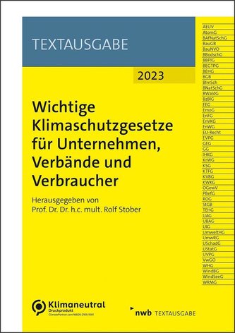 Wichtige Klimaschutzgesetze für Unternehmen, Verbände und Verbraucher