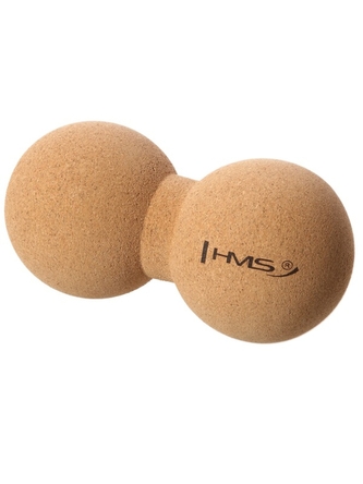 HMS - Korkový dvojitý masážní míč HMS BLW02 - Lacrosse Ball