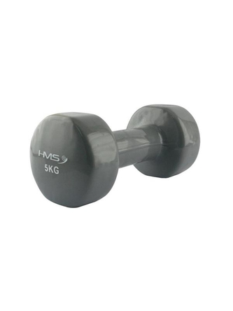 HMS - Litinová činka pokrytá vinylem HMS 5 kg