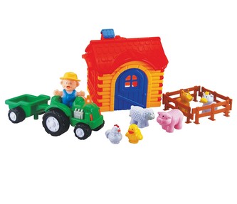 sada traktor s farmou velká pro nejmenší