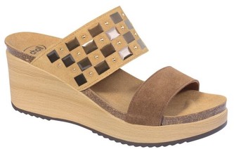 Scholl MOIRA SueOrnam -dámské pantofle na klínku Velikost: 42