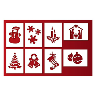 Šablona na umělý sníh velká