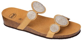 Scholl SHARON 2 STRAPS - dámské pantofle  na klínku Velikost: 42
