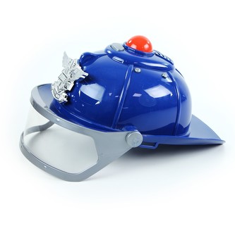 helma polícia so zvukom a svetlom