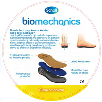 VLOŽKY DO BOT SCHOLL  - Biomechanics schoes insert Velikost: 36