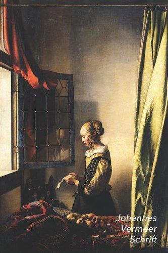 Johannes Vermeer Schrift: Brieflezend Meisje Bij Het Venster - Artistiek Dagboek - Ideaal Voor School, Studie, Recepten of Wacht