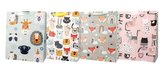Torba prezentowa 26x32 koty, lisy