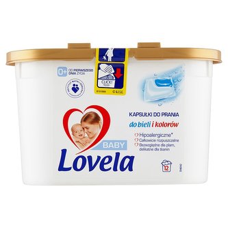 Lovela Baby gelové kapsle na praní 12 ks