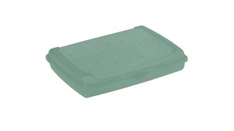 box  0,5 l klick-Box, sev.zelená, 17x13x3,5cm, svačin., plast